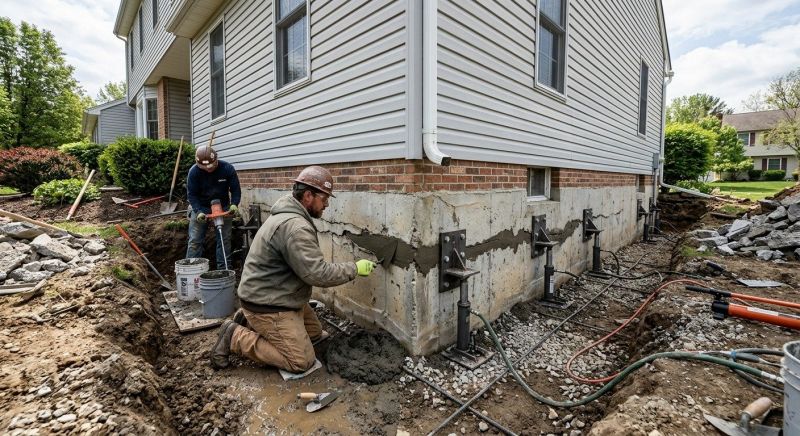 Basement Foundation Repair in Angier, NC