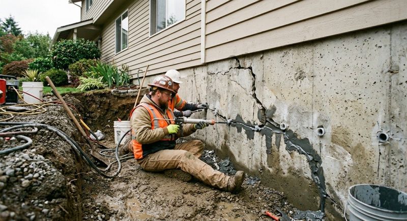 Basement Foundation Repair in Carrboro, NC