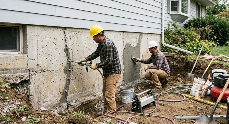 Basement Foundation Repair in Pittsboro, NC