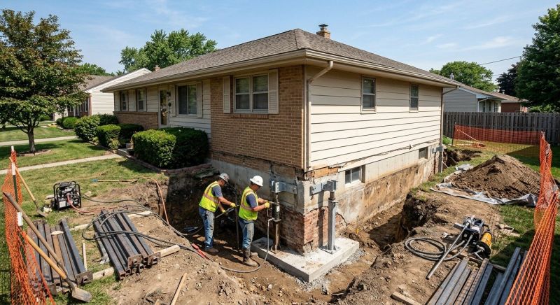 Building Foundation Repair in Angier, NC