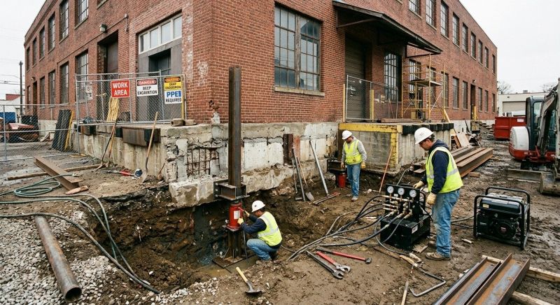 Building Foundation Repair in Carrboro, NC