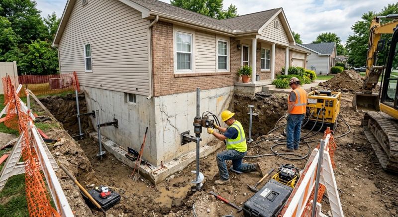 Building Foundation Repair in Carrboro, NC