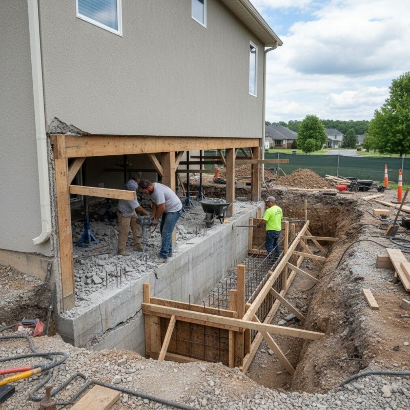 Building Foundation Repair in Cary, NC
