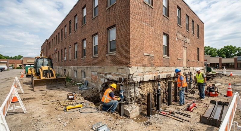 Commercial Foundation Repair in Wake County, NC