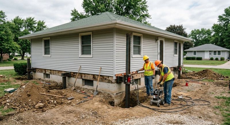 Concrete Foundation Leveling in Carrboro, NC