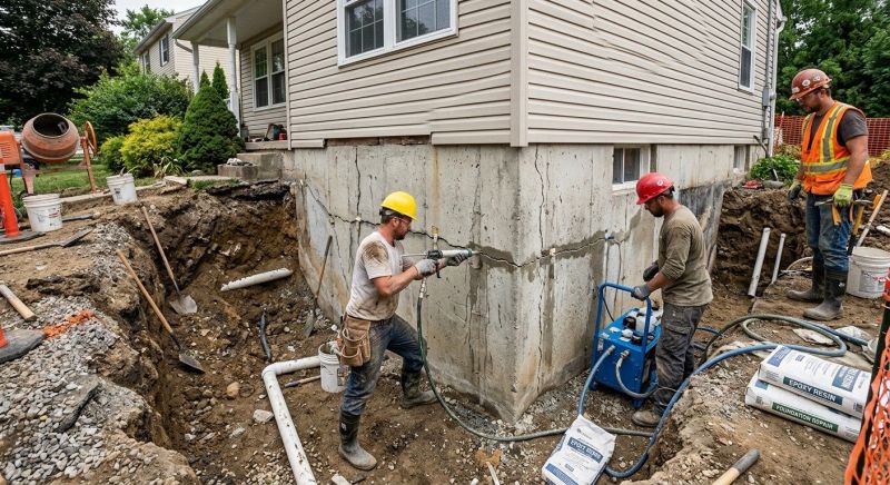 Concrete Foundation Repair in Johnston County, NC