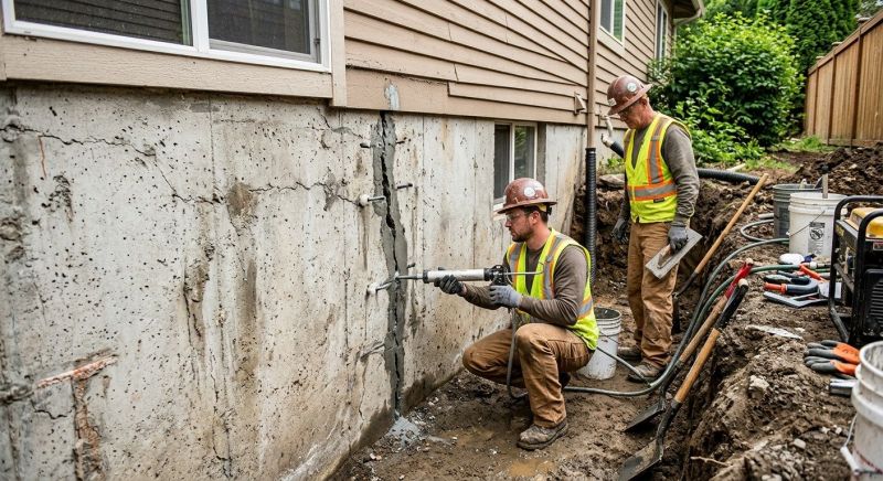 Cracked Foundation Repair in Garner, NC