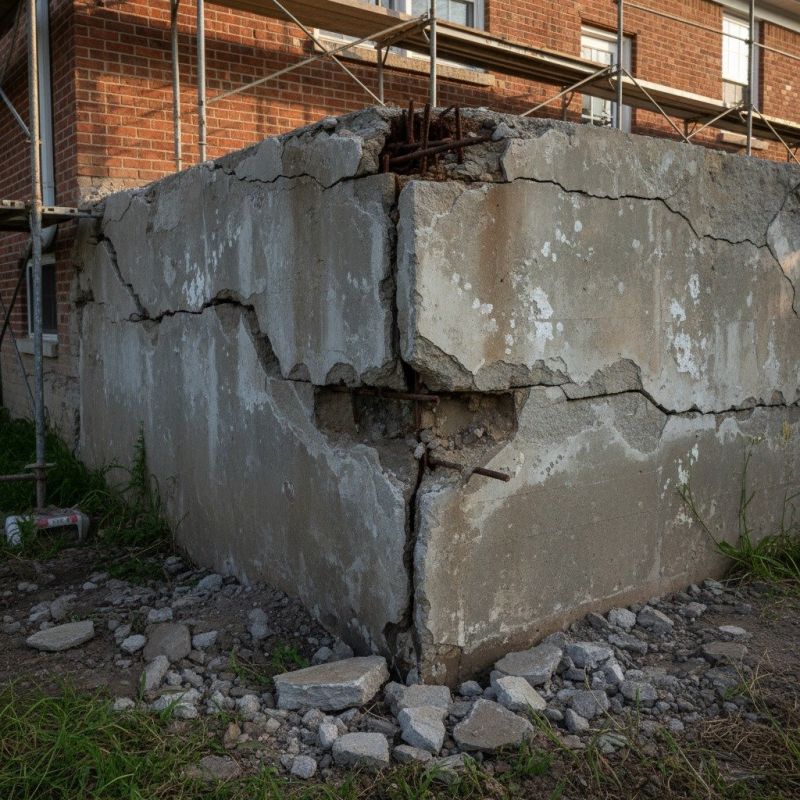 Cracked Foundation Repair in Moncure, NC
