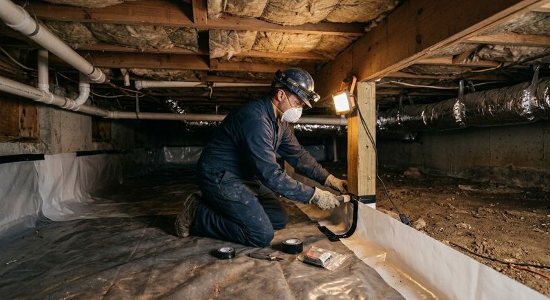 Crawl Space Leveling in Wake County, NC