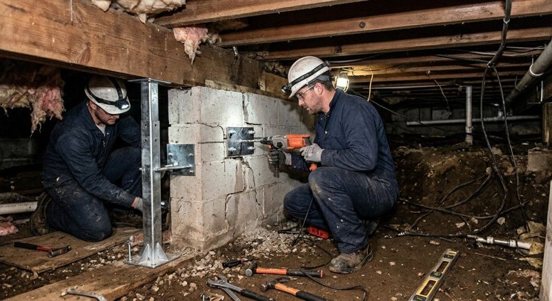 Crawlspace Foundation Repair in Angier, NC