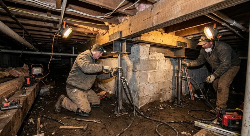 Crawlspace Foundation Repair in Cary, NC