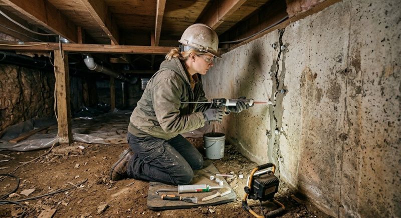 Crawlspace Foundation Repair in Durham, NC
