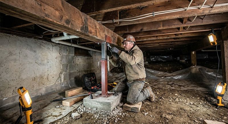 Crawlspace Foundation Repair in Johnston County, NC