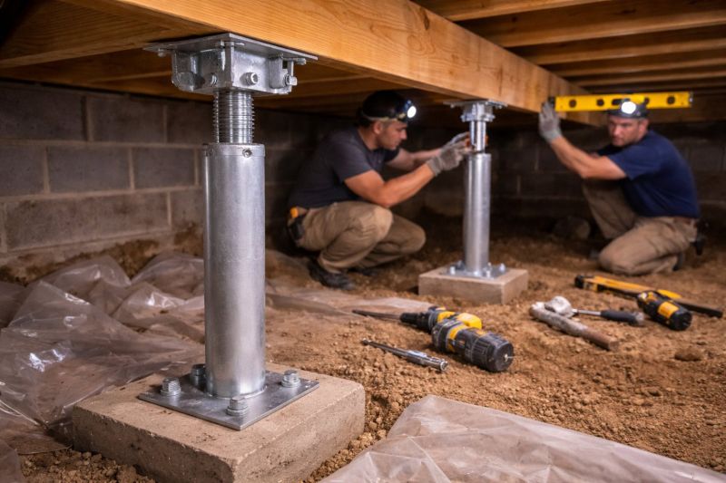 Crawlspace Structural Repair in Wake County, NC