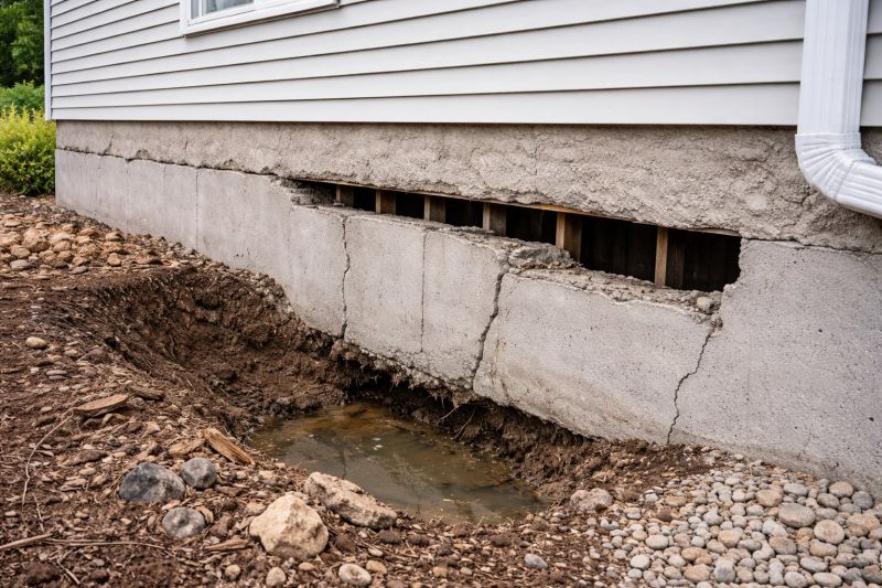 Foundation Damage Repair in Orange County, NC
