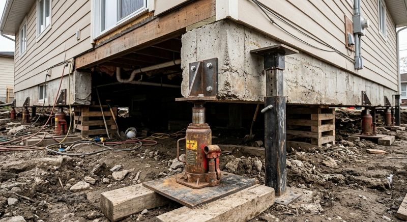 Foundation Jacking in Cary, NC