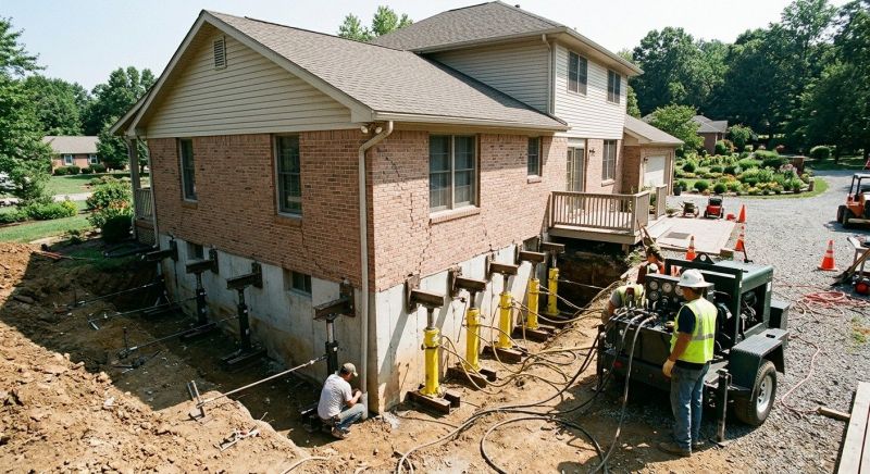 Foundation Jacking in Durham, NC