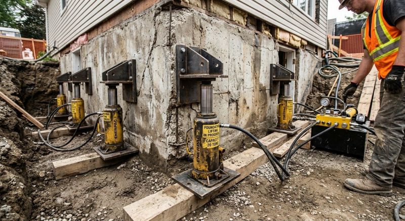 Foundation Jacking in Garner, NC