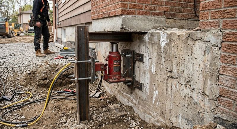 Foundation Jacking in Johnston County, NC