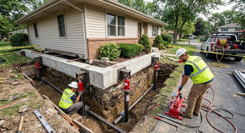 Foundation Jacking in Wake County, NC