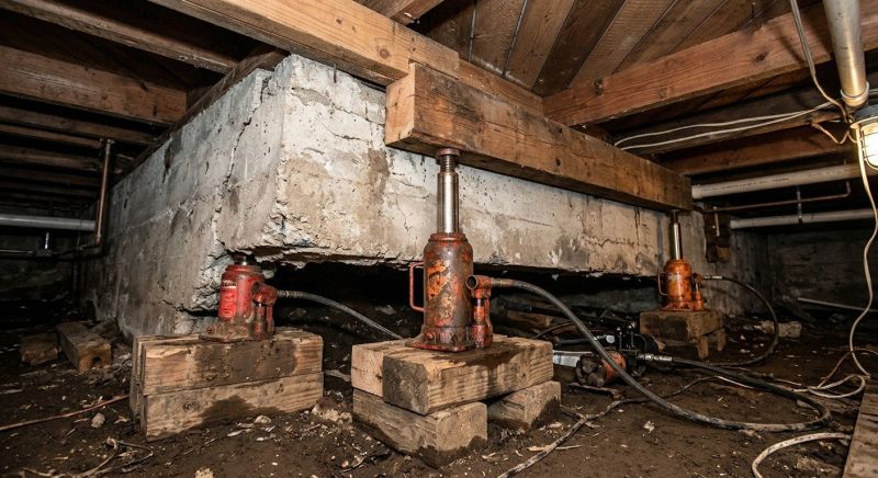 Foundation Jacking in Moncure, NC
