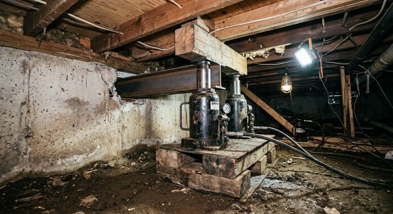 Foundation Jacking in Moncure, NC