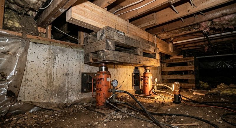 Foundation Jacking in Morrisville, NC