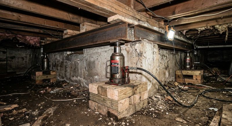 Foundation Jacking in Orange County, NC