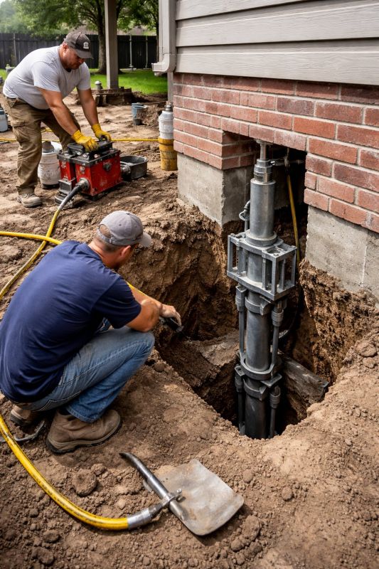 Foundation Pier Repair in Wake County, NC