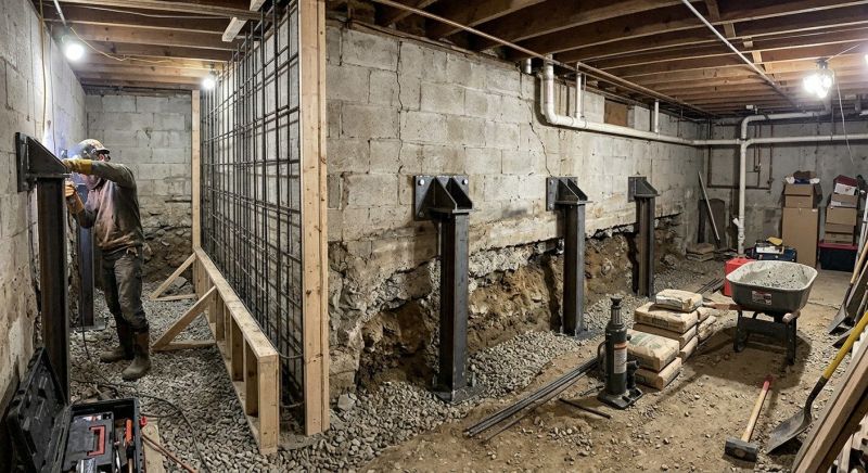 Foundation Stabilizing in Chapel Hill, NC