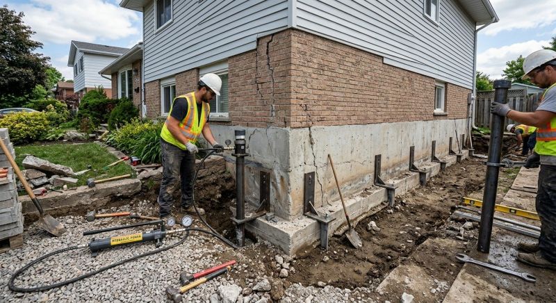 Foundation Stabilizing in Holly Springs, NC