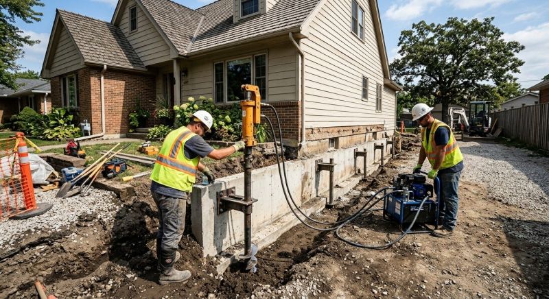Foundation Stabilizing in Wake County, NC