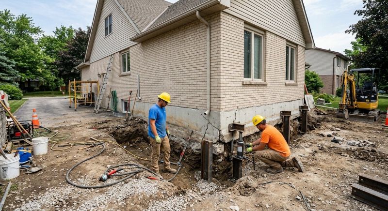Helical Pile Installation in Wake County, NC