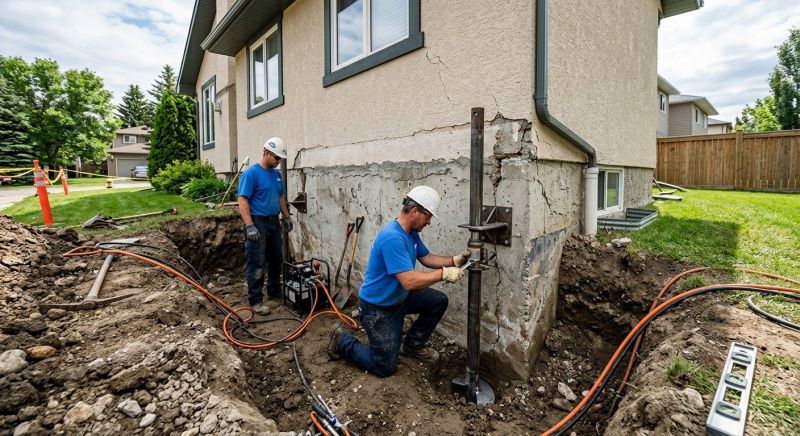 Helical Pile Installation in Wake County, NC