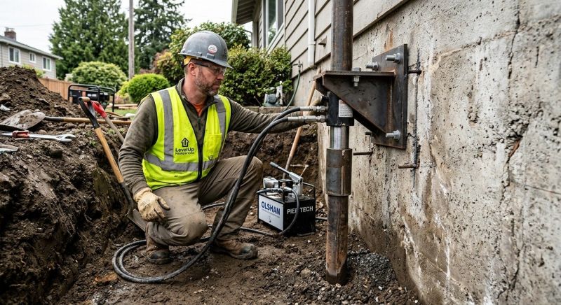 House Foundation Leveling in Wake County, NC