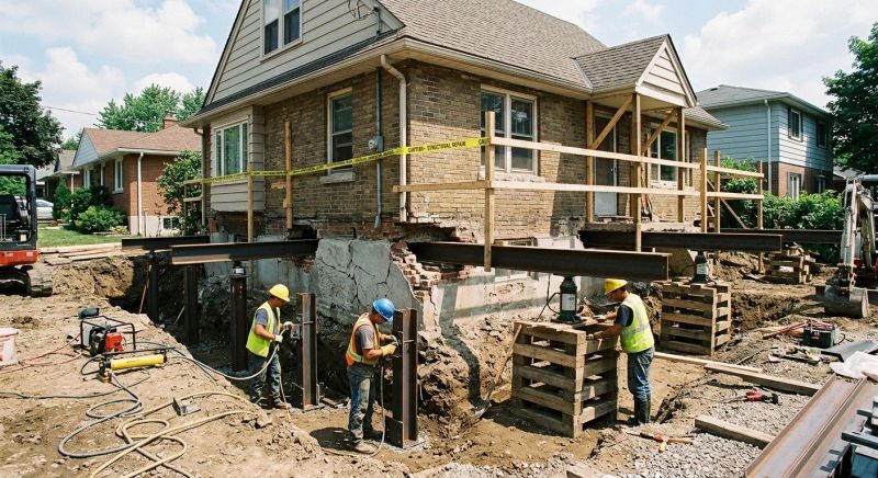 House Foundation Repair in Durham, NC