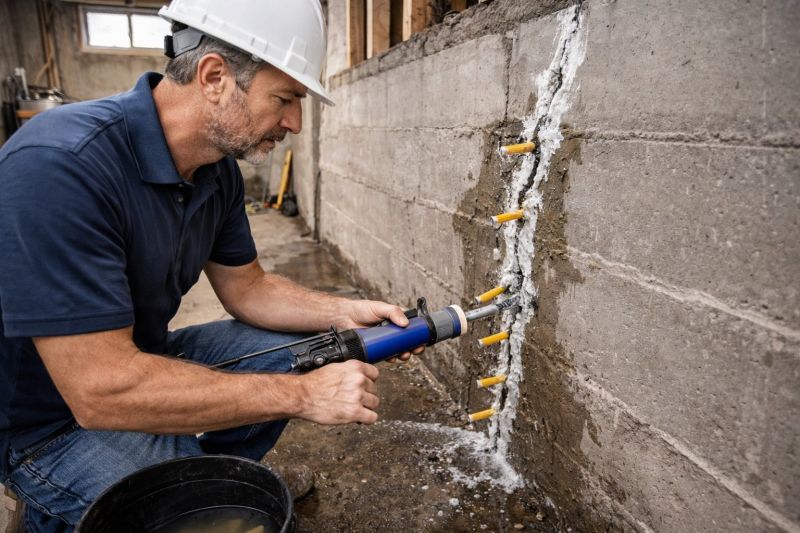 Leaking Foundation Repair in Wake County, NC