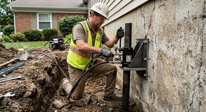 Settling Foundation Service in Johnston County, NC