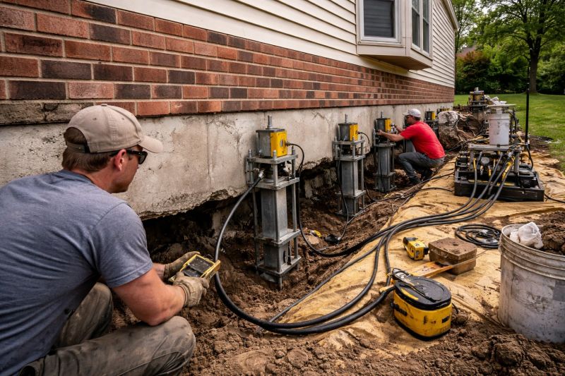 Settling Foundation Service in Knightdale, NC