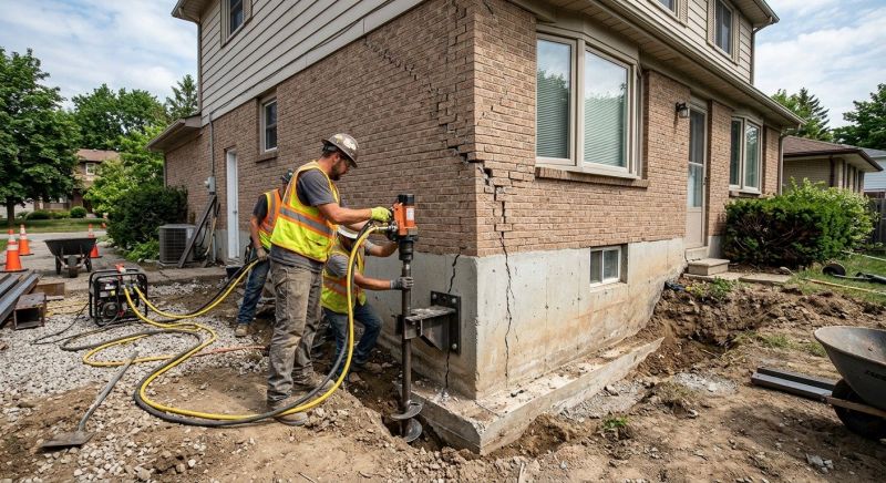 Settling Foundation Service in Wake County, NC