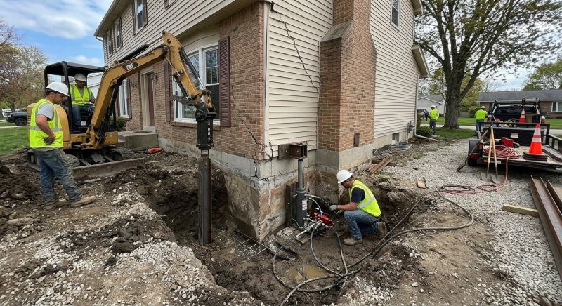 Sinking Foundation Repair in Clayton, NC
