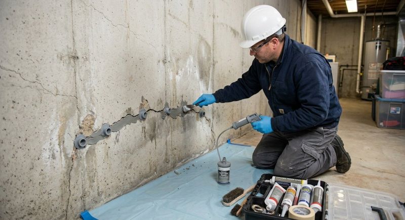 Structural Crack Repair in Wake County, NC