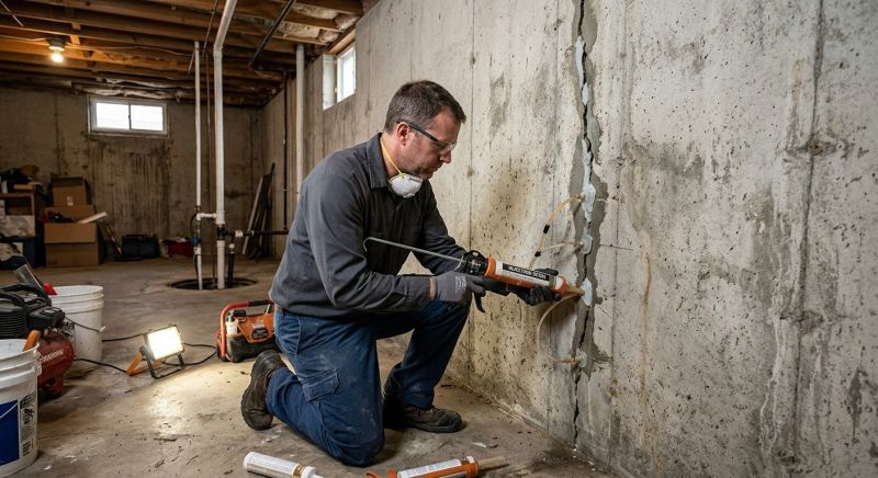 Structural Crack Repair in Wake County, NC