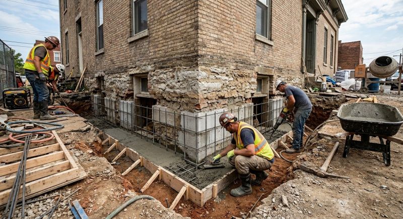 Underpinning Repair in Wake County, NC